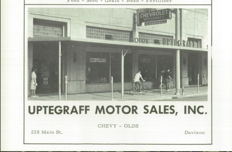 Uptegraff Chevrolet (Hank Graff Chevrolet) - 1966 Yearbook Photo (newer photo)